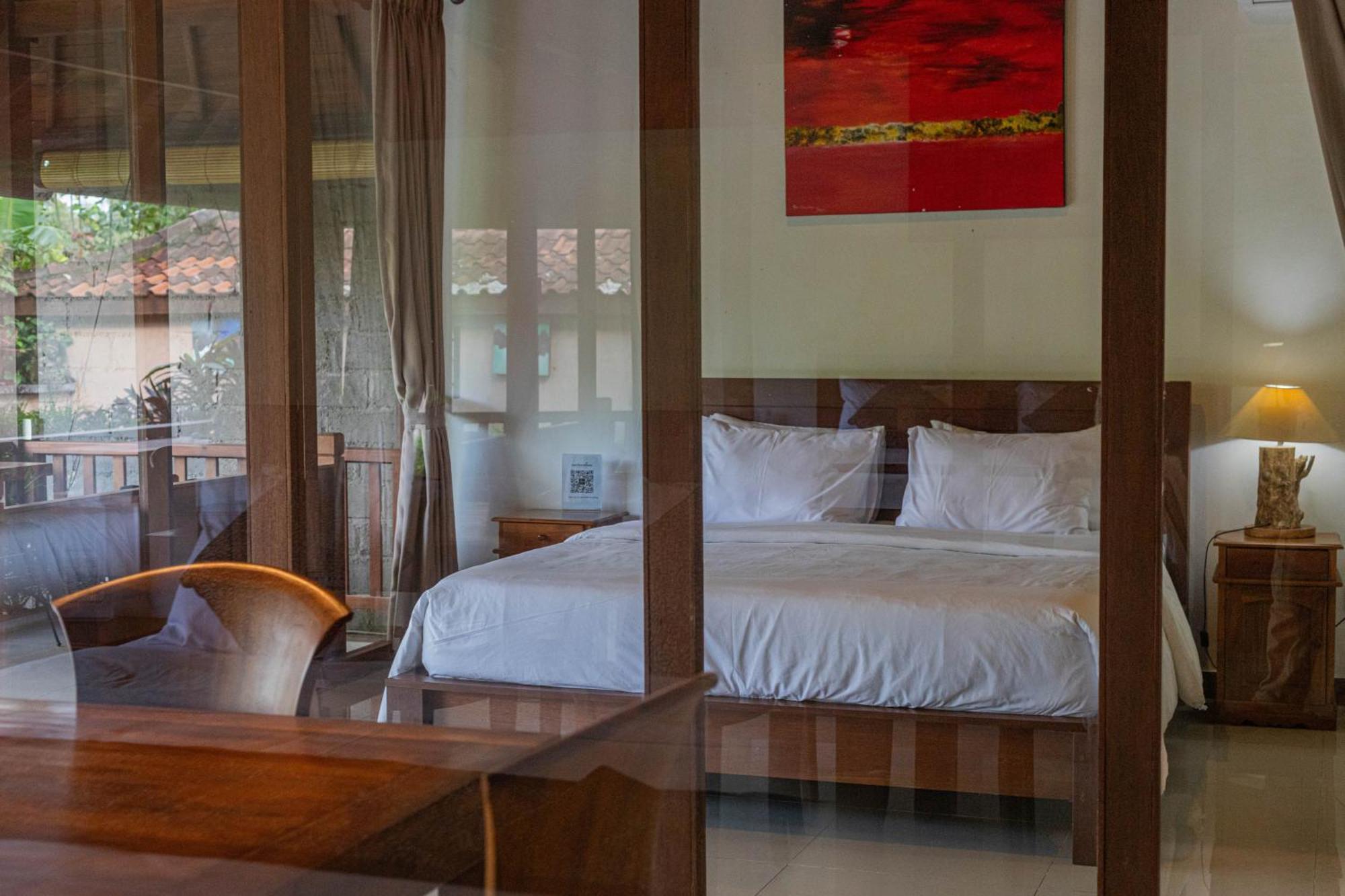 Sari Bamboo Bungalows Ubud Oda fotoğraf